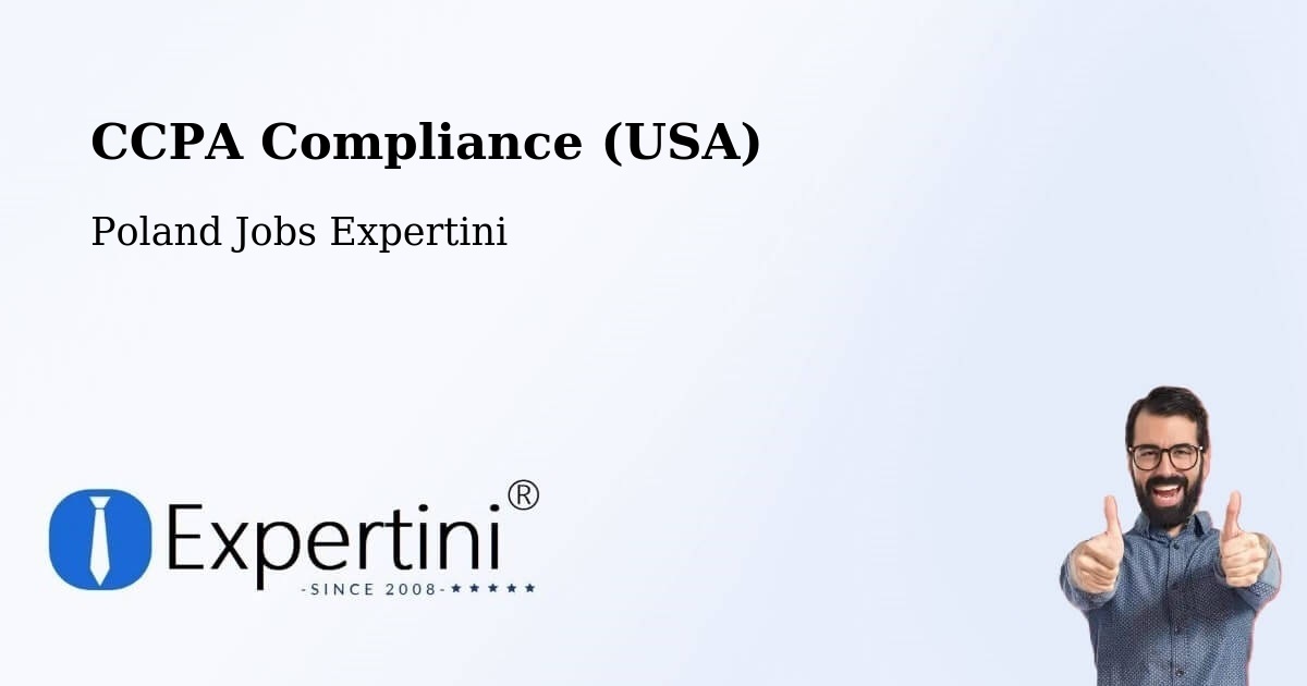 CCPA Privacy Rights & Compliance Notice – Ińsko - Poland Jobs Expertini