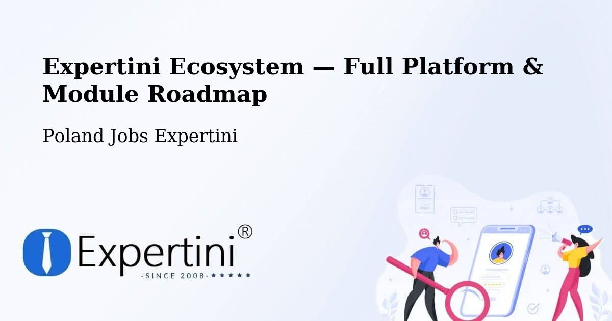 Expertini Ecosystem — Full Platform & Module Roadmap – Ińsko
